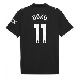 Manchester City Jeremy Doku #11 Uit tenue 2025-26 Korte Mouw